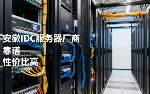 安徽IDC服务器厂商有哪些靠谱的，哪家性价比高？