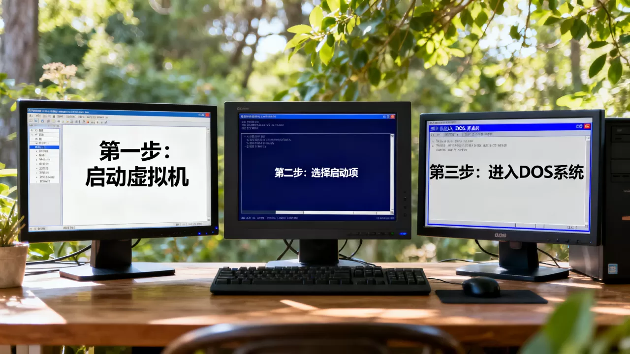 虚拟机怎么进入DOS系统,详细操作步骤有哪些? 虚拟机怎么进入DOS系统,详细操作步骤有哪些?