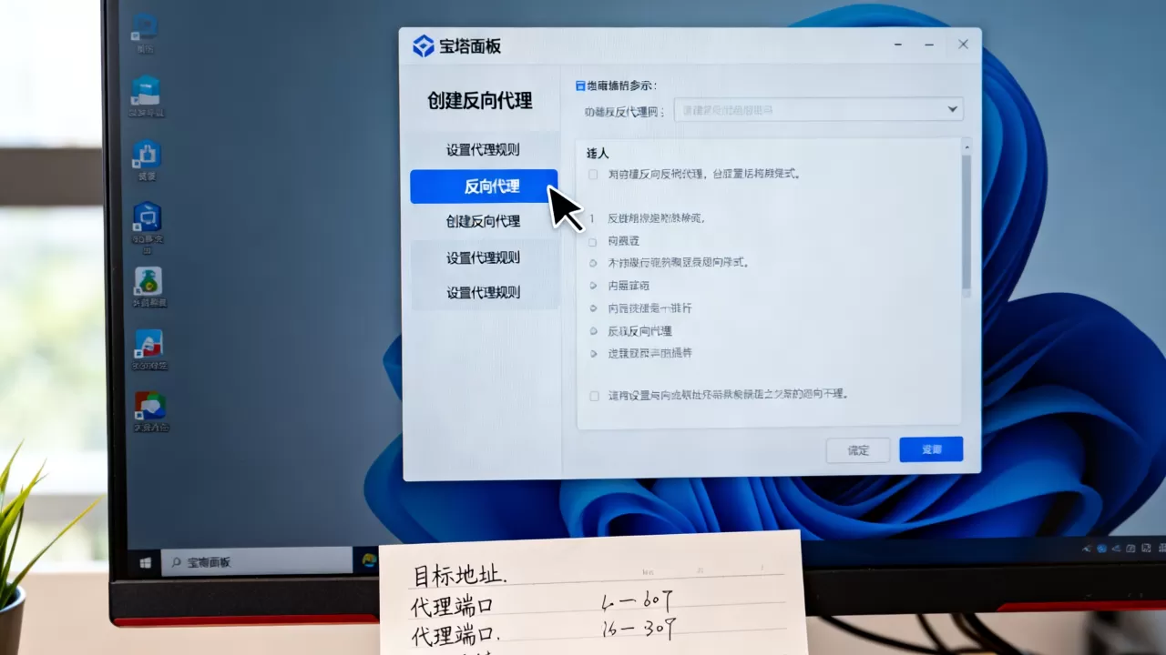 宝塔面板如何可视化创建反向代理,反向代理怎么设置? 宝塔面板如何可视化创建反向代理,反向代理怎么设置?