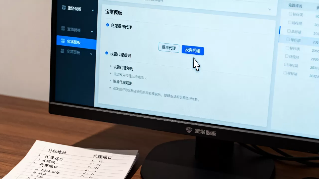 宝塔面板如何可视化创建反向代理,反向代理怎么设置? 宝塔面板如何可视化创建反向代理,反向代理怎么设置?