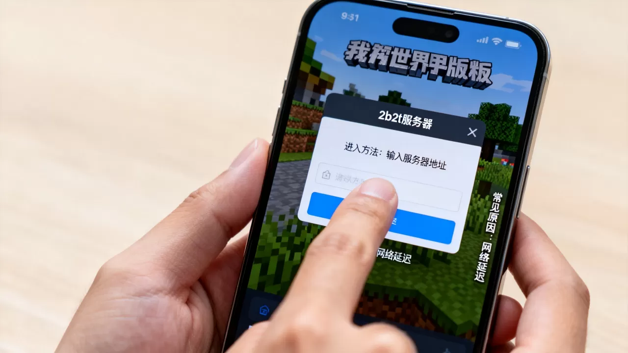 我的世界手机版2b2t服务器怎么去?,进不去什么原因? 我的世界手机版2b2t服务器怎么去?,进不去什么原因?