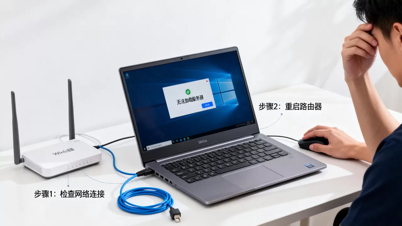 Win10无法加载服务器怎么回事,连接失败怎么解决? Win10无法加载服务器怎么回事,连接失败怎么解决?
