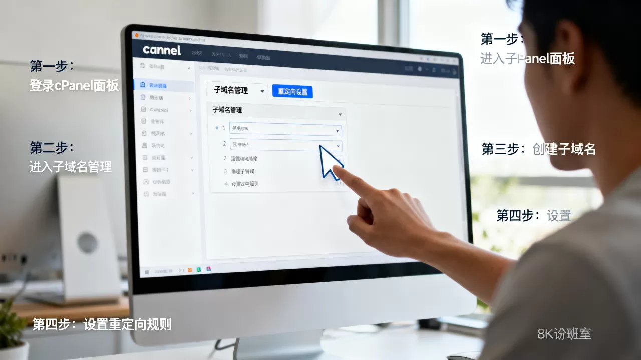 cPanel面板中如何设置子域名与重定向?,有哪些步骤? cPanel面板中如何设置子域名与重定向?,有哪些步骤?