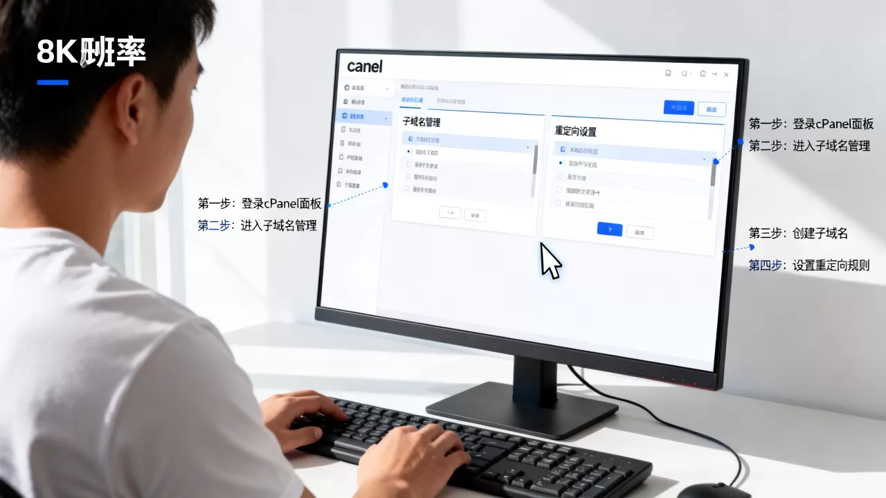 cPanel面板中如何设置子域名与重定向?,有哪些步骤? cPanel面板中如何设置子域名与重定向?,有哪些步骤?