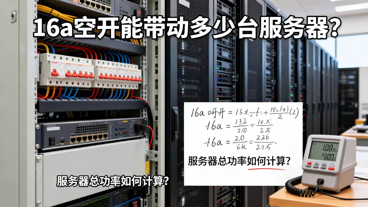 16a空开能带动多少台服务器?,服务器总功率如何计算? 16a空开能带动多少台服务器?,服务器总功率如何计算?
