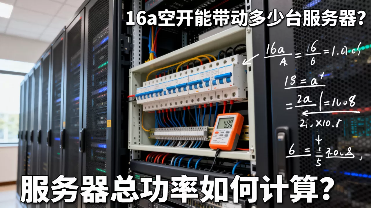 16a空开能带动多少台服务器?,服务器总功率如何计算? 16a空开能带动多少台服务器?,服务器总功率如何计算?