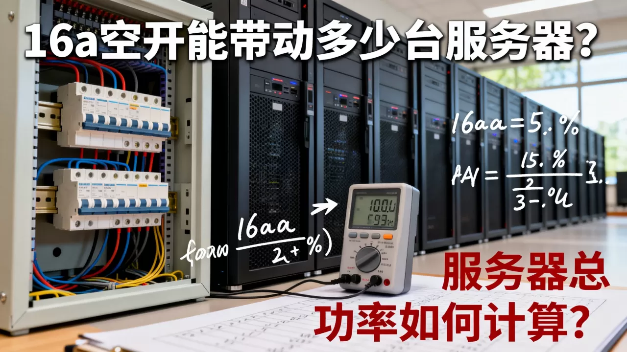 16a空开能带动多少台服务器?,服务器总功率如何计算? 16a空开能带动多少台服务器?,服务器总功率如何计算?