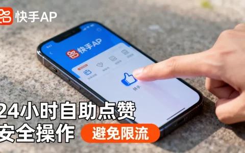 快手24小时自助点赞安全吗，怎么操作才能不被限流？