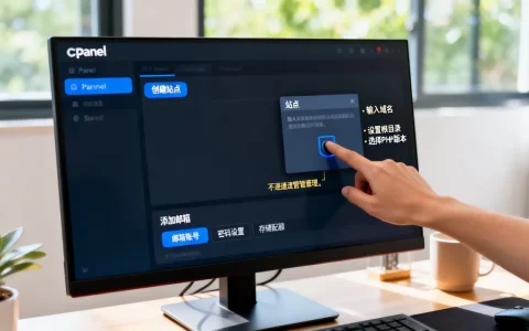 cPanel面板如何创建站点和邮箱？，cPanel怎么建站