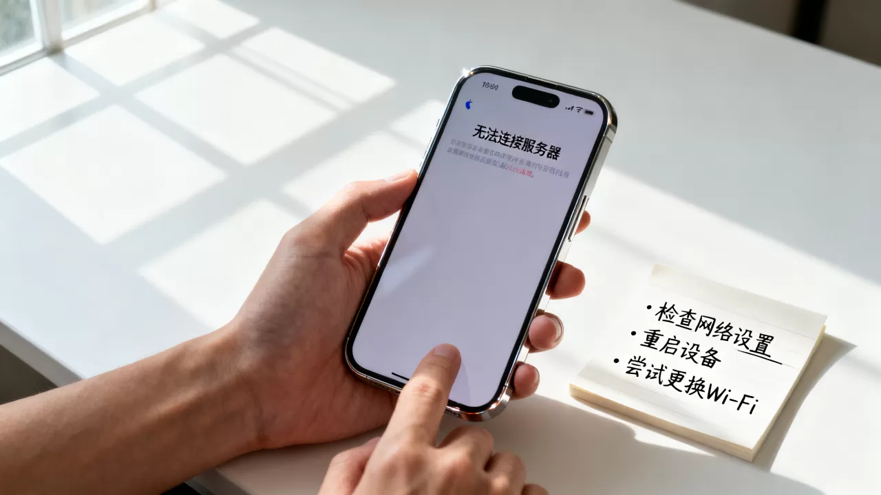 苹果手机创建ID提示无法连接服务器,该怎么解决? 苹果手机创建ID提示无法连接服务器,该怎么解决?