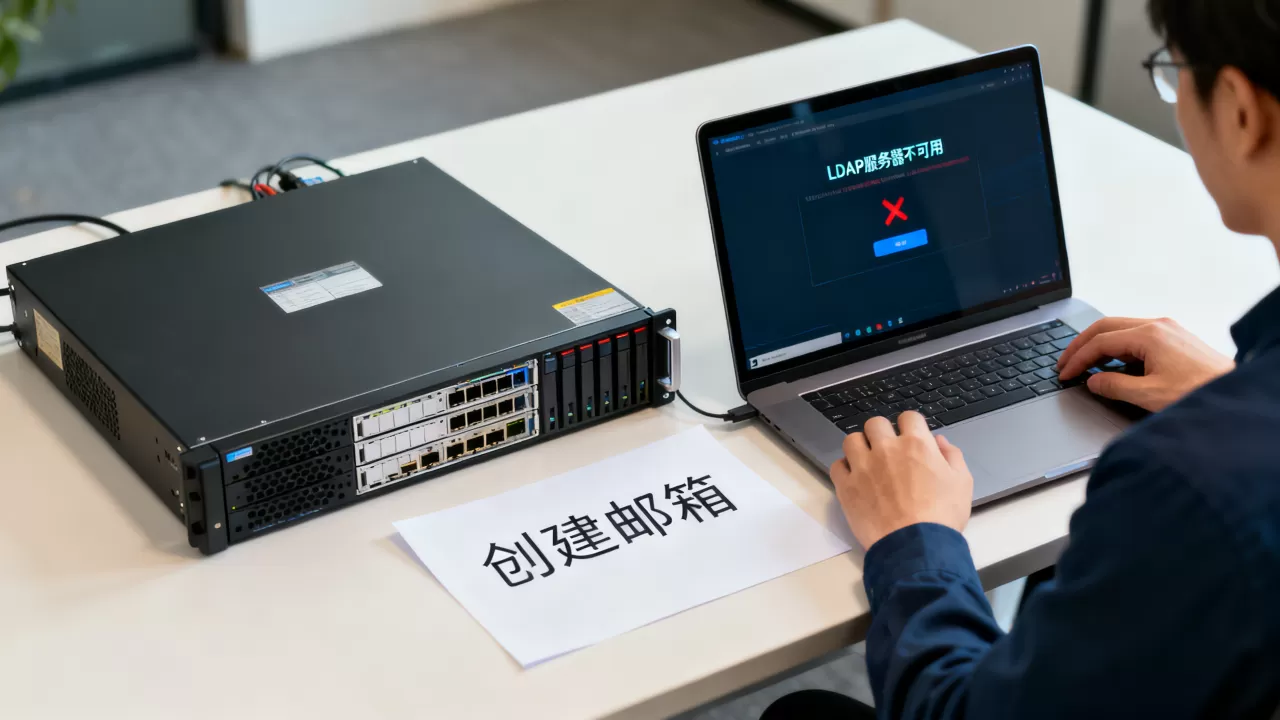 创建邮箱时LDAP服务器不可用咋办,是什么原因? 创建邮箱时LDAP服务器不可用咋办,是什么原因?