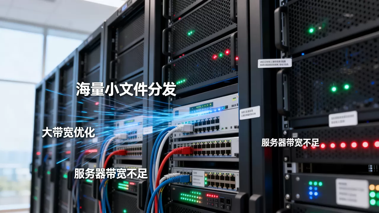 图片站海量小文件分发如何优化大带宽,服务器带宽不够怎么办 图片站海量小文件分发如何优化大带宽,服务器带宽不够怎么办