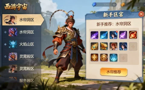 西游宇宙服务器都有哪些，新手入驻哪个区服更好？