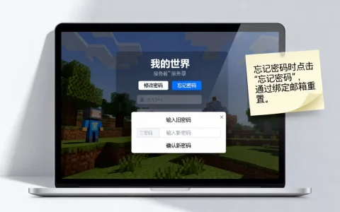 我的世界服务器怎么改密码？，忘记密码怎么办