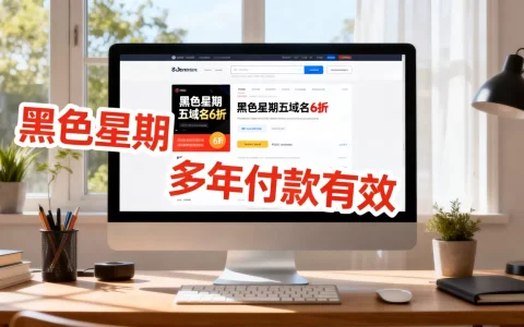 黑色星期5域名6折怎么买,多年付款有效吗