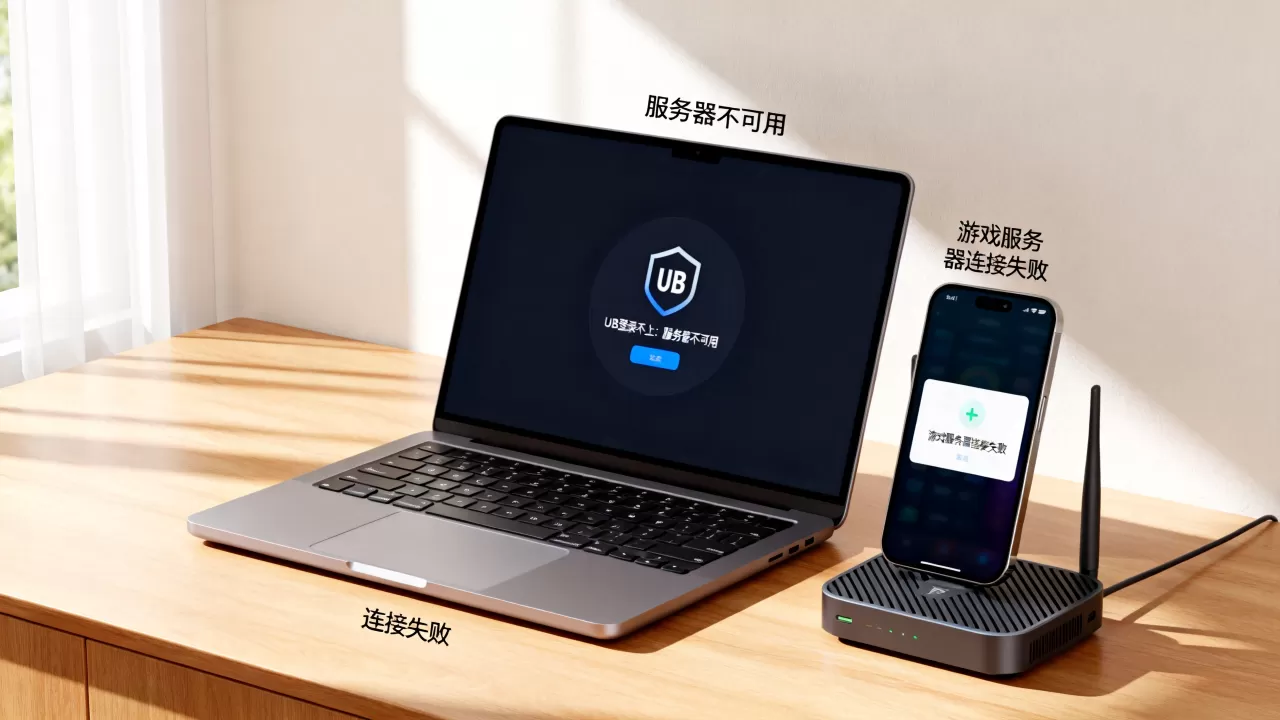 UB登录不上提示服务器不可用是啥原因,游戏服务器连接失败咋办 UB登录不上提示服务器不可用是啥原因,游戏服务器连接失败咋办