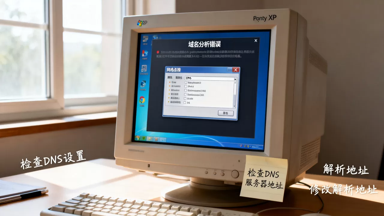 xp系统域名分析错误怎么办,如何修复DNS解析地址? xp系统域名分析错误怎么办,如何修复DNS解析地址?