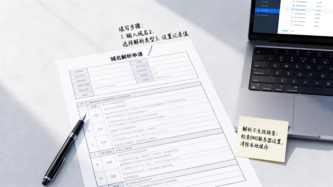 域名解析申请表怎么填写,域名解析不生效怎么办? 域名解析申请表怎么填写,域名解析不生效怎么办?