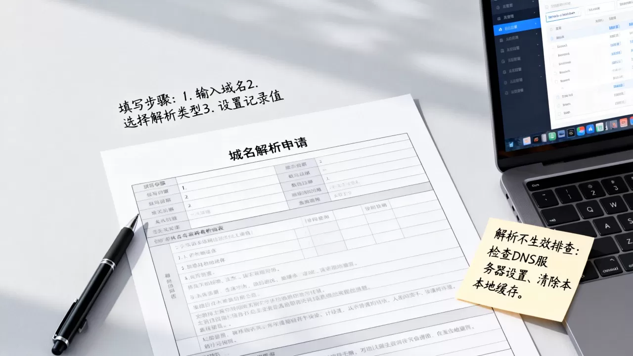 域名解析申请表怎么填写,域名解析不生效怎么办? 域名解析申请表怎么填写,域名解析不生效怎么办?