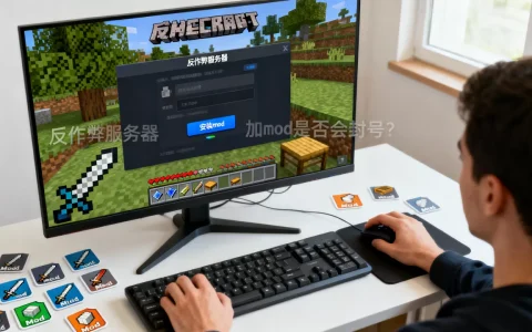 我的世界怎么在反作弊服务器加mod,会不会封号？