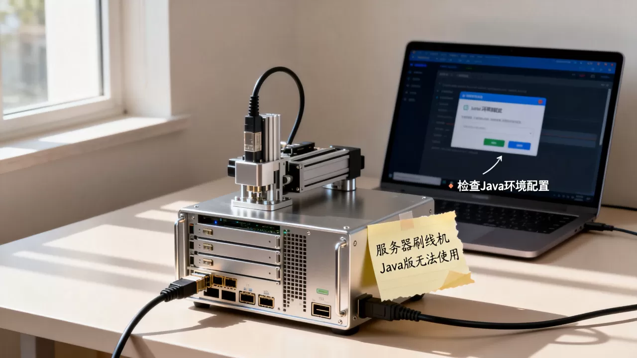 服务器刷线机Java版为什么用不了,怎么解决? 服务器刷线机Java版为什么用不了,怎么解决?