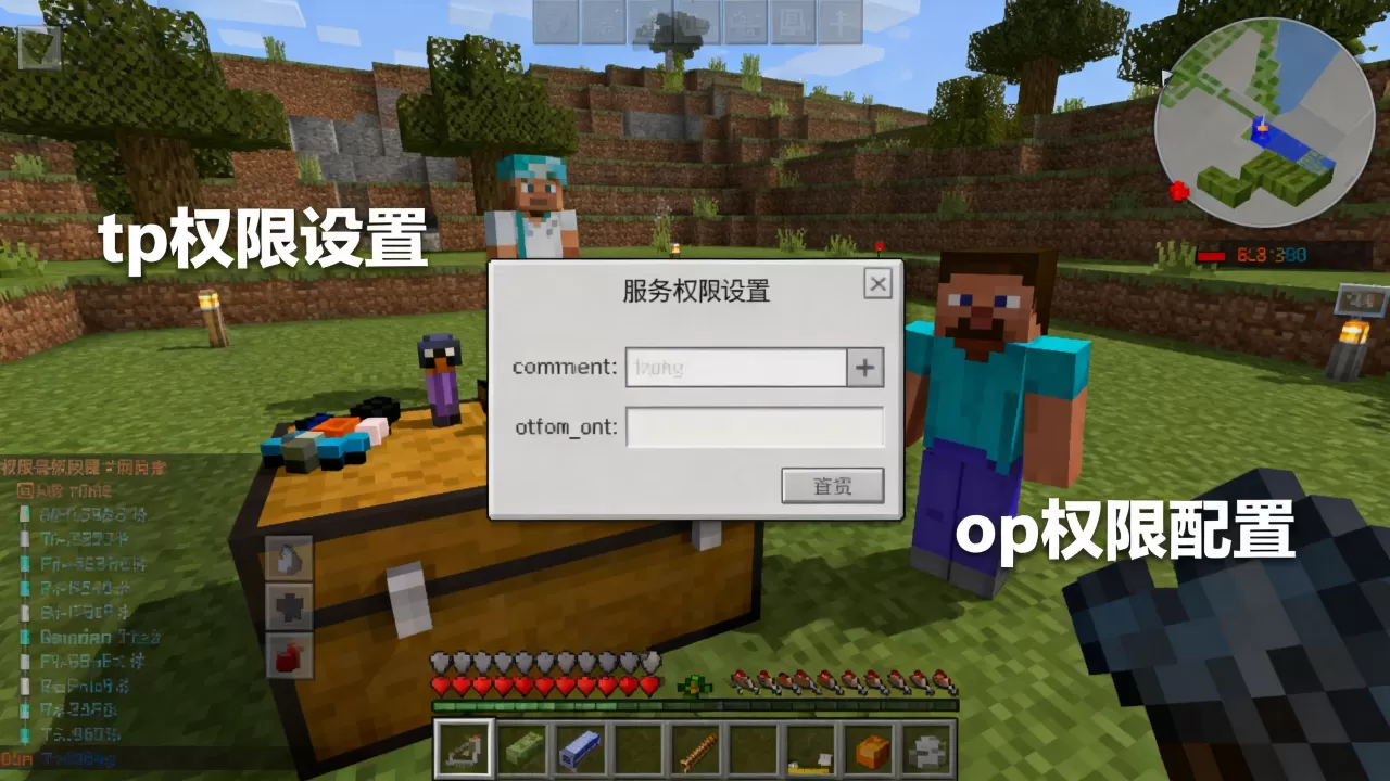 我的世界服务器怎么只给玩家tp权限?,怎么设置op权限? 我的世界服务器怎么只给玩家tp权限?,怎么设置op权限?
