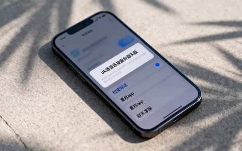 ok语音为何老是连接服务器失败，如何解决？