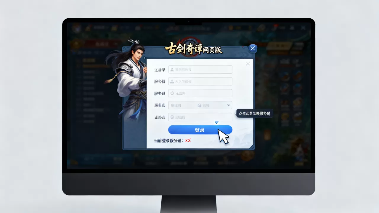 古剑奇谭网页版怎么查看登录服务器,登录服务器在哪查? 古剑奇谭网页版怎么查看登录服务器,登录服务器在哪查?
