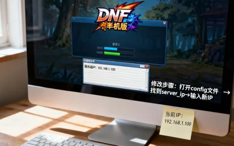 DNF单机版服务器IP是多少，DNF单机版服务器IP怎么改