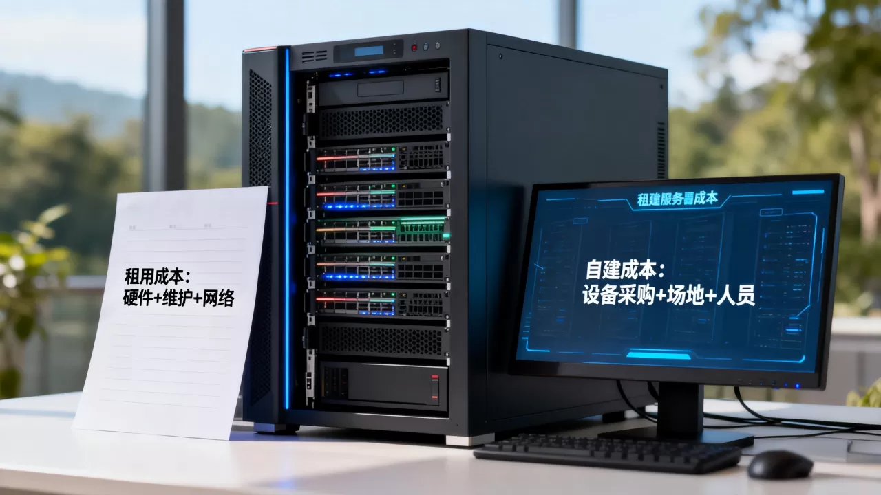 一台服务器一年成本多少,租用和自建哪个划算? 一台服务器一年成本多少,租用和自建哪个划算?