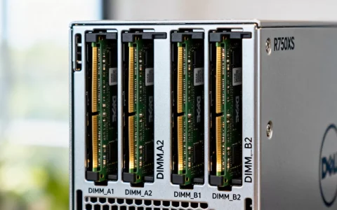 戴尔r750xs服务器4根内存如何插，内存插槽顺序怎么排？
