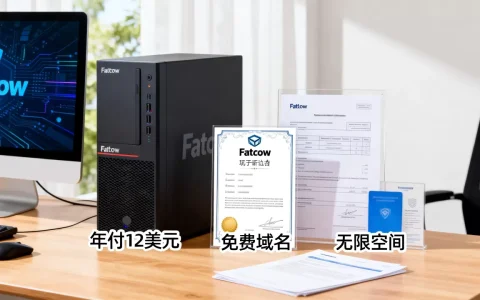 FatCow主机年付12美元送免费域名？无限空间靠谱吗