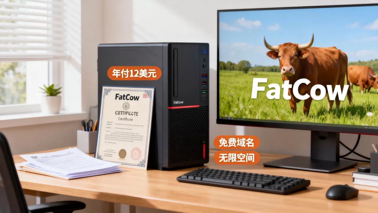 FatCow主机年付12美元送免费域名?无限空间靠谱吗 FatCow主机年付12美元送免费域名?无限空间靠谱吗