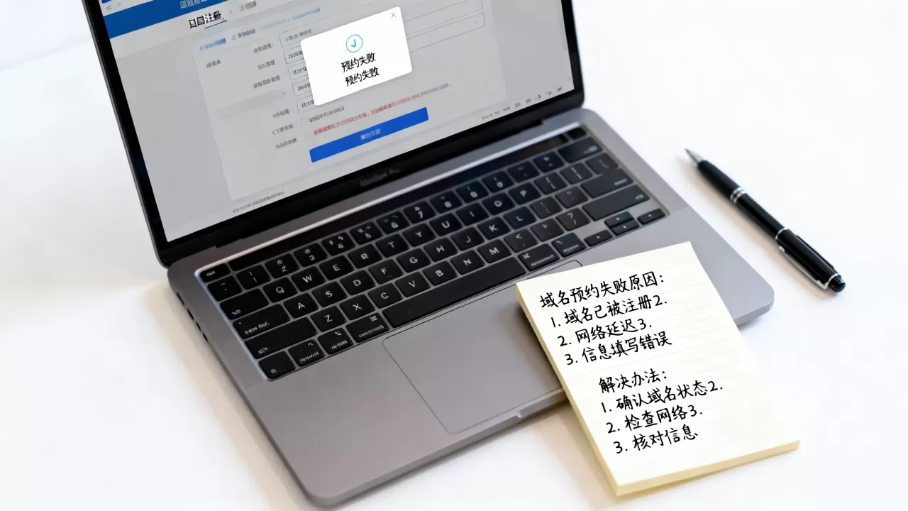 预约域名为什么总是失败,有哪些解决办法? 预约域名为什么总是失败,有哪些解决办法?