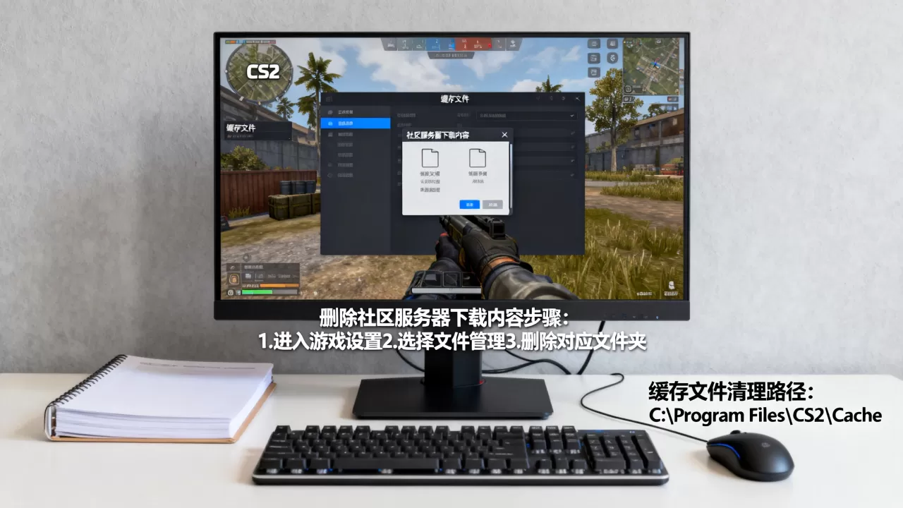 CS2社区服务器下载内容如何彻底删除,cs2缓存文件在哪清理 CS2社区服务器下载内容如何彻底删除,cs2缓存文件在哪清理
