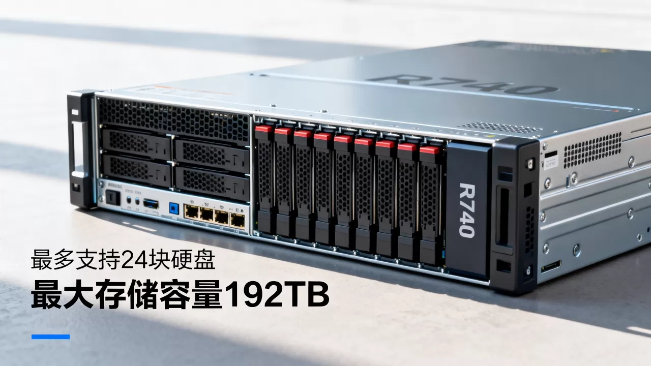 R740服务器最多能插几块硬盘?最大存储容量是多少? R740服务器最多能插几块硬盘?最大存储容量是多少?