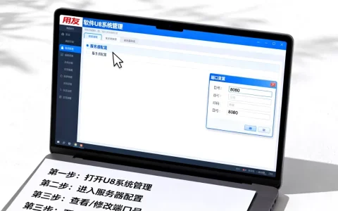 用友软件U8如何查看服务器端口？，端口在哪设置