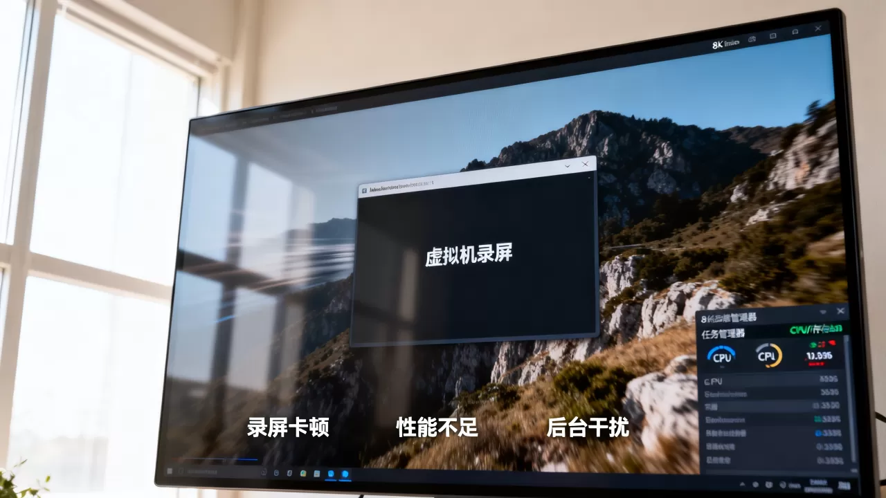 虚拟机录屏卡顿怎么办?,虚拟机录屏卡顿是什么原因 虚拟机录屏卡顿怎么办?,虚拟机录屏卡顿是什么原因