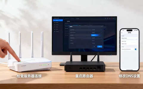 wifi网络服务器无响应怎么解决？，路由器DNS异常怎么修复