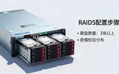 浪潮2288h服务器如何配置raid5，raid5怎么设置？