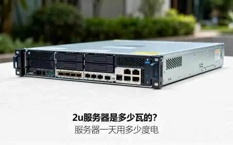 2u服务器是多少瓦的？,服务器一天用多少度电