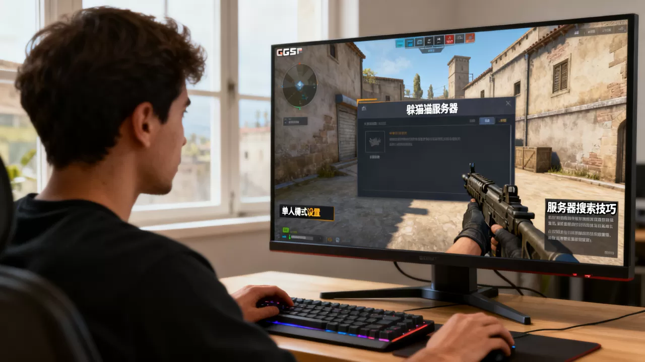 csgo躲猫猫服务器怎么一个人玩?,搜不到房间怎么办 csgo躲猫猫服务器怎么一个人玩?,搜不到房间怎么办