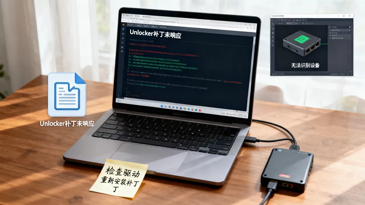 Unlocker补丁为什么没反应?,虚拟机无法识别怎么办 Unlocker补丁为什么没反应?,虚拟机无法识别怎么办