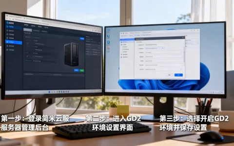简米云服务器GD2环境怎么开启，操作步骤有哪些？