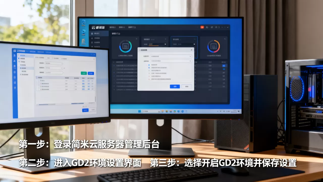 简米云服务器GD2环境怎么开启,操作步骤有哪些? 简米云服务器GD2环境怎么开启,操作步骤有哪些?