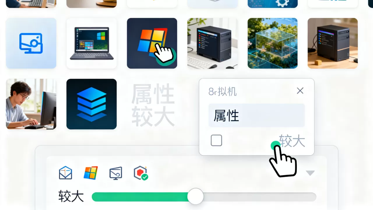 虚拟机图标大小怎么调,虚拟机桌面图标太小如何放大? 虚拟机图标大小怎么调,虚拟机桌面图标太小如何放大?