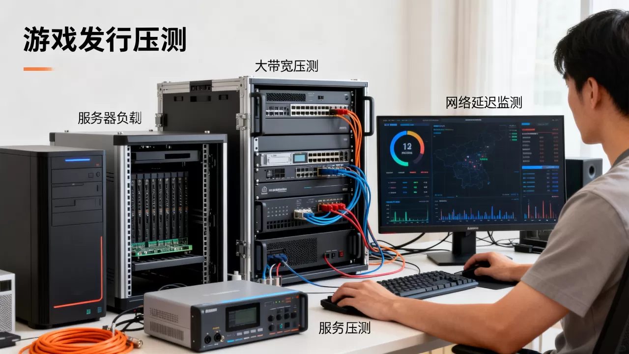 游戏发行商新服开启前为何要大带宽压测,什么是大带宽压测? 游戏发行商新服开启前为何要大带宽压测,什么是大带宽压测?