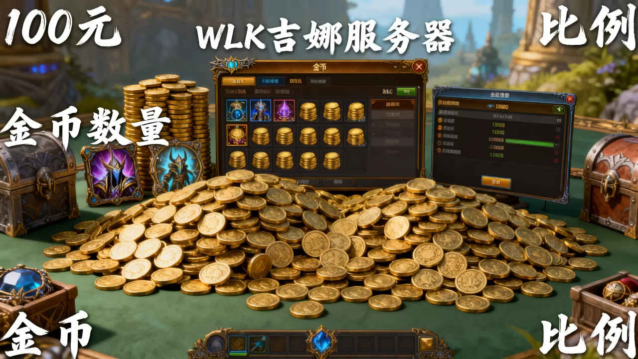 WLK吉安娜服务器一百块能买多少金,金币比例是多少? WLK吉安娜服务器一百块能买多少金,金币比例是多少?