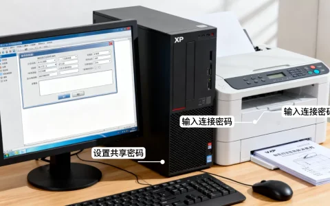 XP服务器共享打印机密码怎么设置,连接时提示密码怎么办？