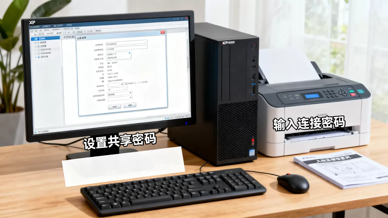 XP服务器共享打印机密码怎么设置,连接时提示密码怎么办? XP服务器共享打印机密码怎么设置,连接时提示密码怎么办?